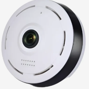 Camara Platillo Ojo De Pez Wifi Seguridad Inalambrica V380 Blanco