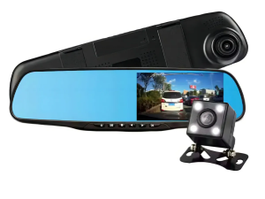 Espejo Retrovisor Con Cámara 9.66 Inch Dvr 1080p P2