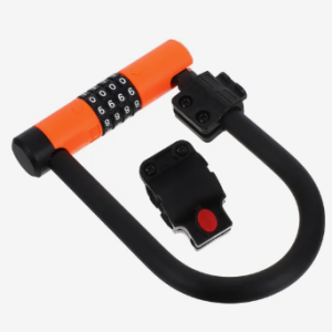 Candado Para Bicicleta Seguro Para Bicicleta Llave Seguridad Negro