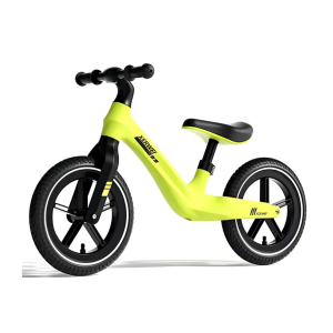 Bicicleta Por Impulso Para Niños Marca Balance 3 A 6 Años Color Verde Lima