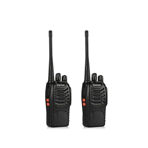 Dos Radios Walkie Talkie Baofeng Bf-888s Uhf (x2) Con Audífonos