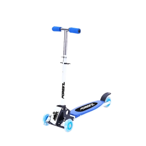 Monopatín Cuatri Patín 4 Ruedas Plegable 4 Alturas Reforzado Color Azul