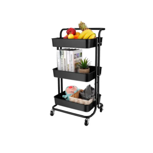 Carro Organizador Auxiliar Color Negro