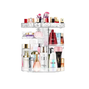 Organizador Maquillaje 360 Grados Acrílico 20 Compartimentos