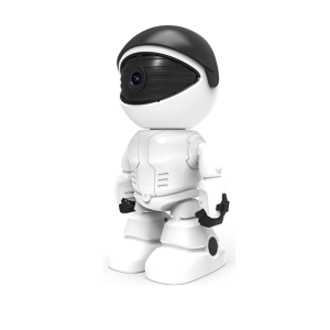 Camara De Seguridad Wifi Robot Monitor De Bebe 360° Yosee Color Blanco