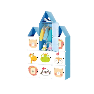Closet Modulos Castillos Infantil Azul