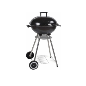 Parrilla A Carbon Redonda Con Ruedas Fácil De Transportar Práctico