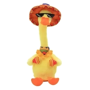 Muñeco Pato Arra Imp Bailarín Sonidos Luz 25cm Hipoalergénico