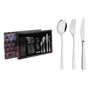 Cubiertos De Mesa Tramontina Classic De Acero Inoxidable De 24 Piezas