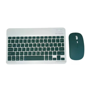 Kit Teclado + Mouse Keyboard Inalámbrico Ultra Delgado Verde