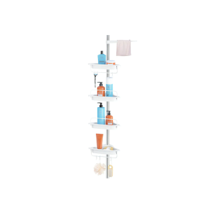 Esquinero Organizador De Ducha Multiuso 4 Repisas Ajustable