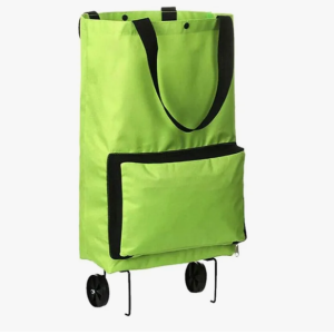 Carrito De Compras Multifuncional Plegable Con Ruedas