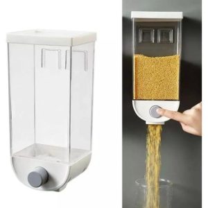 Dispensador De Cereal Organizador Cocina Estante Granos