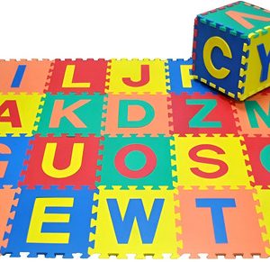 Tapete Fomi Rompecabezas Abecedario 26 Fichas Piso Fomy