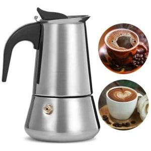 Jarra Cafetera En Acero Inoxidable 12 Tazas Jarra De Café  Plateado