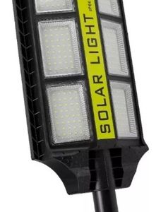 Lampara Solar Exterior Recargable Panel Integrado 200w B-c Blanco