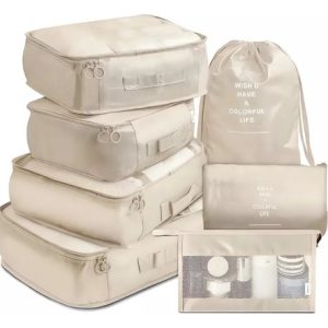 Kit Bolsas De Viaje X7 Piezas Organizadores De Maleta