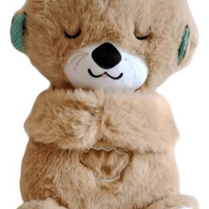 Peluche Nutria Marrón Claro Con Sonido Y Luz Para Bebés Houzzen Sun