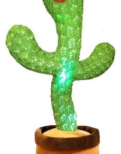 Peluche Cactus Luminoso Juguete Color Verde 60 Canciones