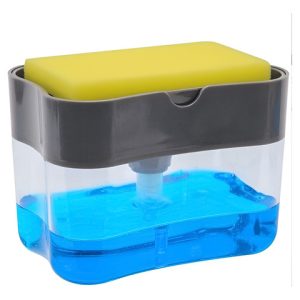 Dispensador De Jabón Lavaplatos Con Esponja