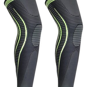 Rodillera Larga Compresión Marin 43cm Pack 2 Ajustable Neopreno Deportiva