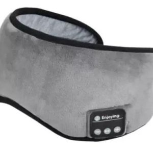 Antifaz Ajustable Para Dormir Cubre Ojos Bluetooth Musica Color Gris Lisa