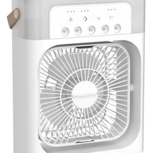 Aire Acondicionado Portatil Humidificador Ventilador  Azul Acero
