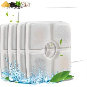 Bebedero Pethome Filtro X 4 Fountain Filter Gatos 2l Blanco