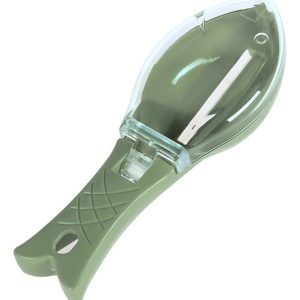 Limpiador De Escamas De Pescado Utensilio Quita Escamas Color Verde
