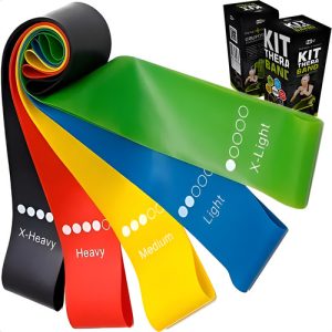 Kit 5 Bandas Elásticas Resistencia Ex Decor Mini Band Colores Entrenamiento