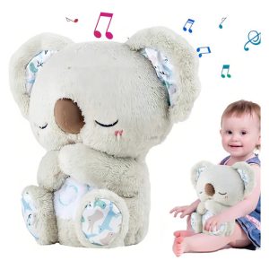El Sueño De Los Niños: Koala Que Late, Brilla Y Respira Color Gris