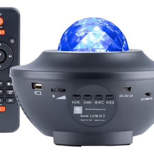 Proyector Led Multicolor Bluetooth Nebulosa Galaxias Con Altavoz Y Control