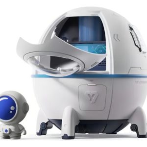 Humidificador Nave Astronauta Difusor Aromas 220ml Blanco Color Segun Disponibilidad