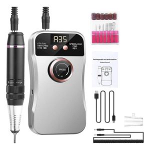 Kit Pulidor De Uñas Electrico Profesional Manicure Sy-230