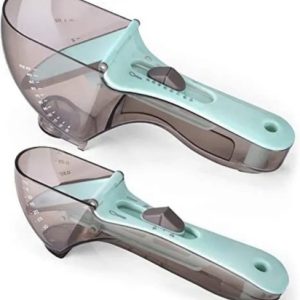 Cuchara Medidora X2 Unidades Medidor De Cocina Medidores Verde Claro