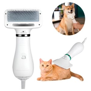Secador De Pelo Peine Para Mascotas 2 En 1 Portatil