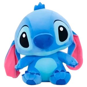 Peluche Stitch Cabezón Antialergico Azul 45 Cm Muñeco Azul
