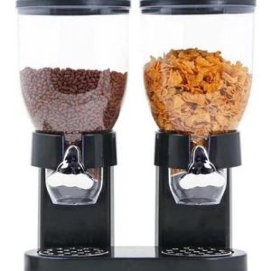 Dispensador De Cereal Doble Estante Organizador Cocina
