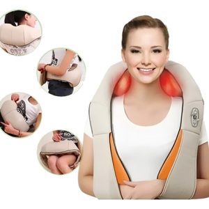 Masajeador Corporal De Cuello Y Espalda Relajante Muscular Beige