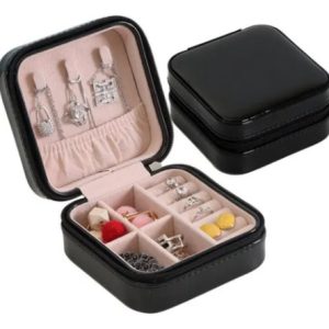 Joyero Multifuncional Portatil Estuche Para Joyas  Negro
