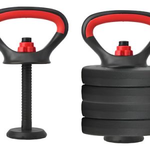 Kit De Mancuernas 10kg Pesas Multiusos Ajustables Negro