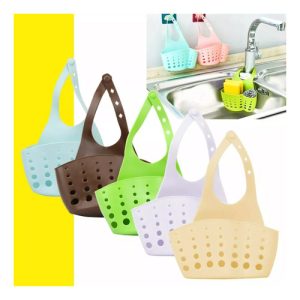 Escurridor Canasta De Esponjas Jabón Colgante Para Fregadero Agua