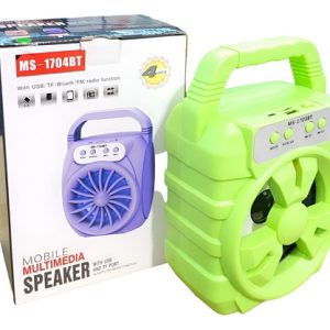 Parlante Portatil Inalambrico Recargable Usb Bluetooth Radio Azul