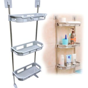 Estante Para Inodoro 3 Niveles Baños Soporte Organizador Blanco