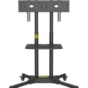 Soporte Para Tv 32  - 60  Pulgadas Pedestal Móvil Sencillo Negro