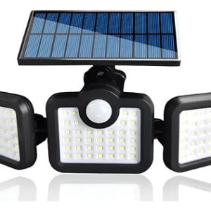Lampara Con Panel Solar Led Jy-1725a 74 Lampara Exteriores