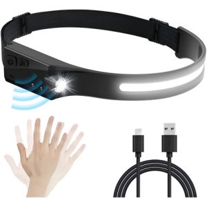 Linterna Frontal Led Recargable Alifa Headlamp 230° Impermeable Usb-c