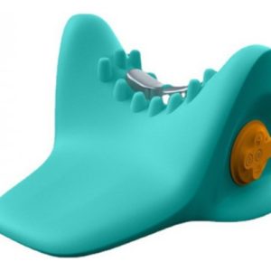 Masajeador De Cuello Cervical Recargable Electroterapia Azul