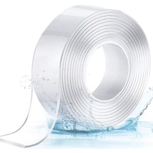 Cinta Adhesiva Nano Tape Gel Stick Lavable Reutilizable Doble Cara 2,5 Metros