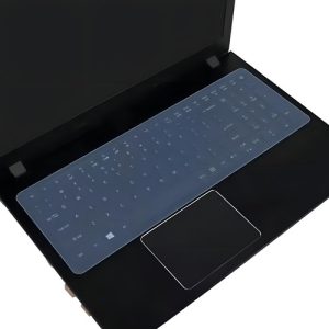 Note Book Keyboard Protective Film Protector Teclado Silicona 14 Color Negro Español 37 X 13.2 Cm